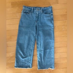 PETITE SLIM WIDE-LEG JEAN IN MEDIUM INDIGO WASH